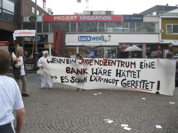 Demo am Rudolfplatz